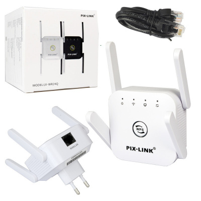 WiFi Усилитель (Reapeater) LV-WR24Q 220V 300 Мбит/с 802.11B white
