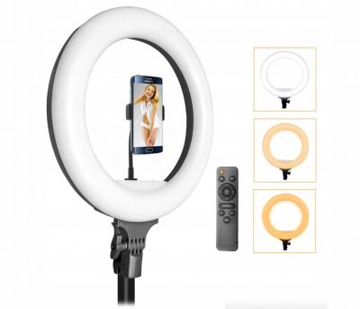 Кольцевая лампа Ring Fill Light A390 с пультом и штативом 2,1 м. (Диаметр 35 см.) 