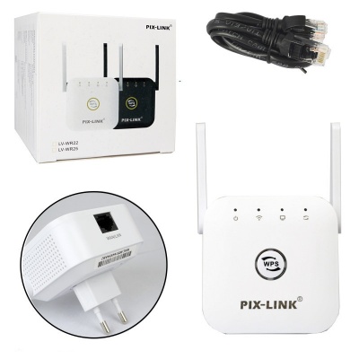 WiFi Усилитель (Reapeater) LV-WR25 220V 300 Мбит/с 802.11B white