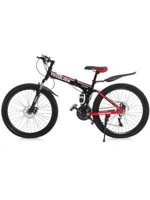 Складной горный велосипед TrioBlade SpeedMax, Red 26", 21 скоростей (3047) на спицах