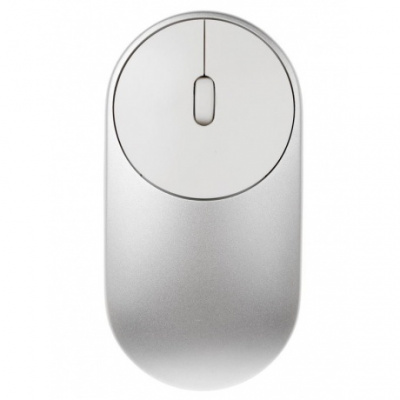 Мышь беспроводная Xiaomi Mi Portable Mouse 2 USB+Bluetooth BXSBMW02, серебряная