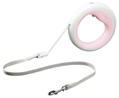 Умный поводок для собак Xiaomi Moestar UFO Retractable Leash 2, Pink (MS0030002) 3м.