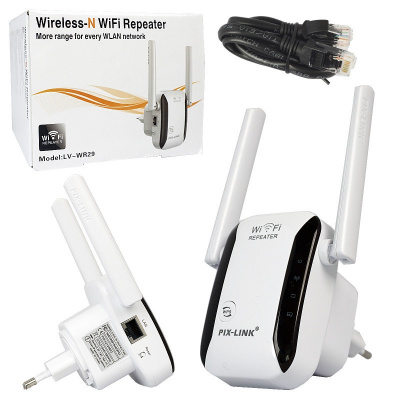 WiFi Усилитель (Reapeater) LV-WR29 220V 300 Мбит/с 802.11B white